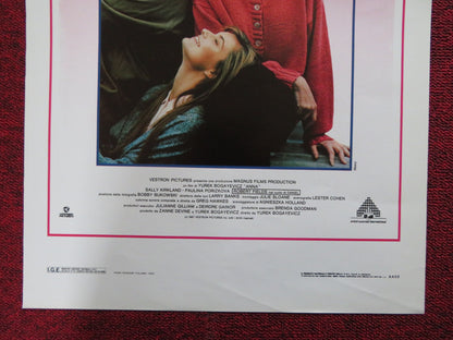 ANNA ITALIAN LOCANDINA POSTER SALLY KIRKLAND PAULINA PORIZKOVA 1987