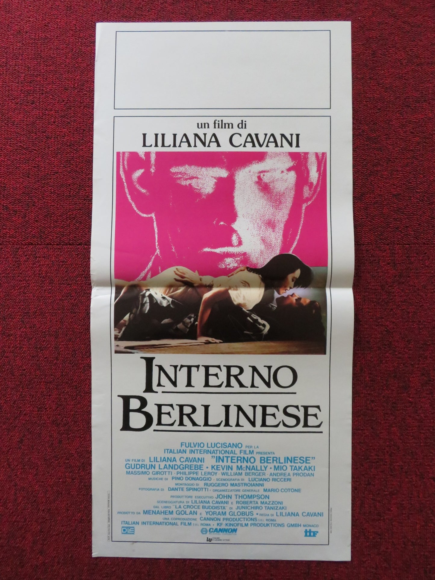 THE BERLIN AFFAIR ITALIAN LOCANDINA POSTER GUDRUN LANDGREBE KEVIN MCNALLY 1985