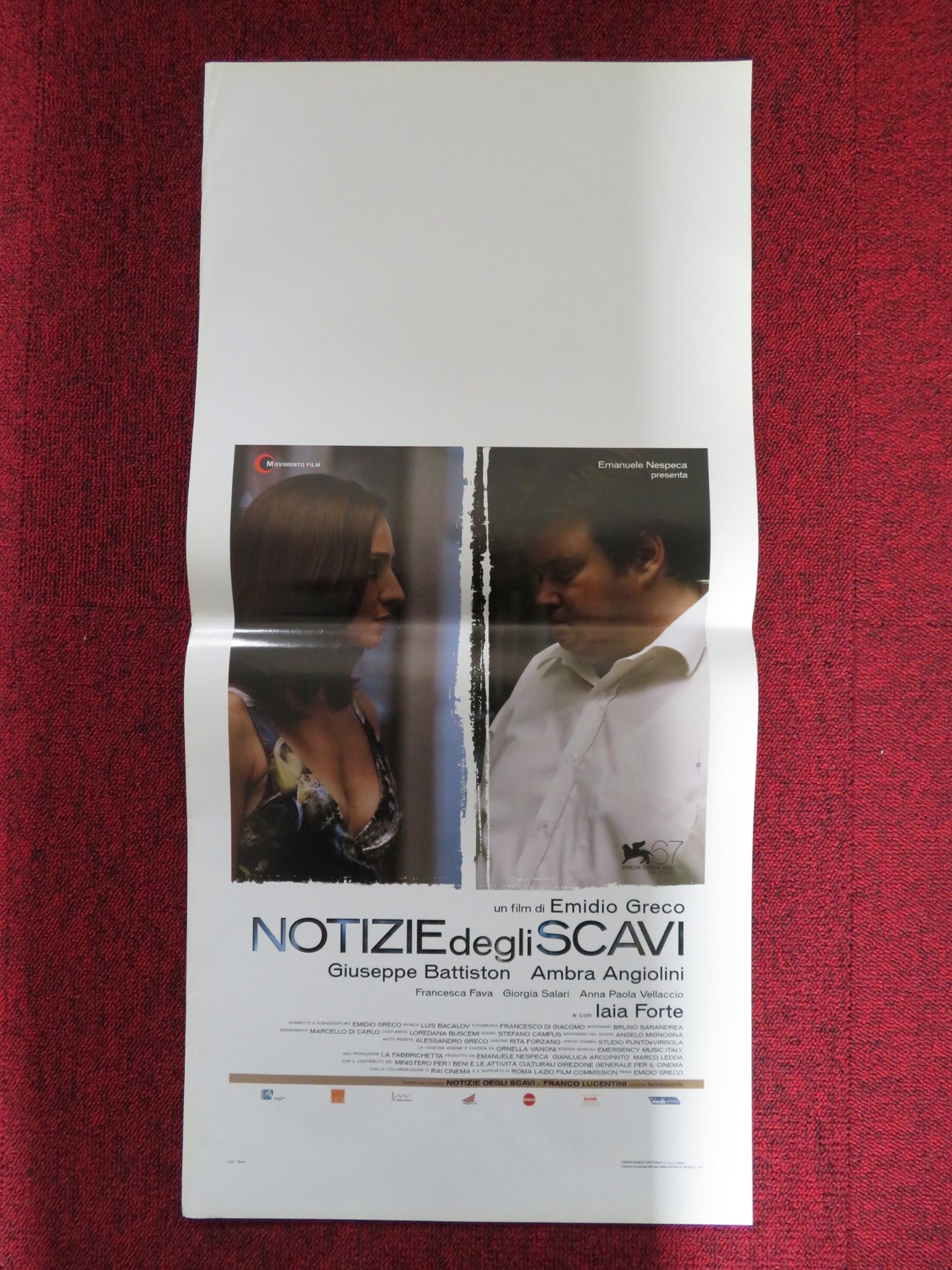 NOTIZIE DEGLI SCAVI ITALIAN LOCANDINA POSTER G. BATTISTON A. ANGIOLINI 2010