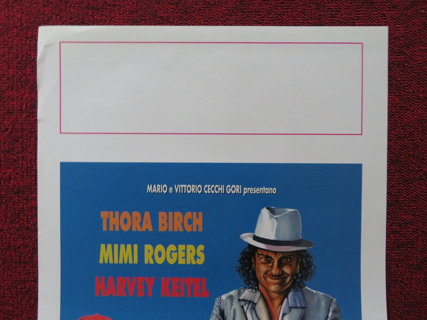 MONKEY TROUBLE ITALIAN LOCANDINA POSTER THORA BIRCH HARVEY KEITEL 1994