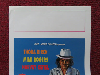 MONKEY TROUBLE ITALIAN LOCANDINA POSTER THORA BIRCH HARVEY KEITEL 1994