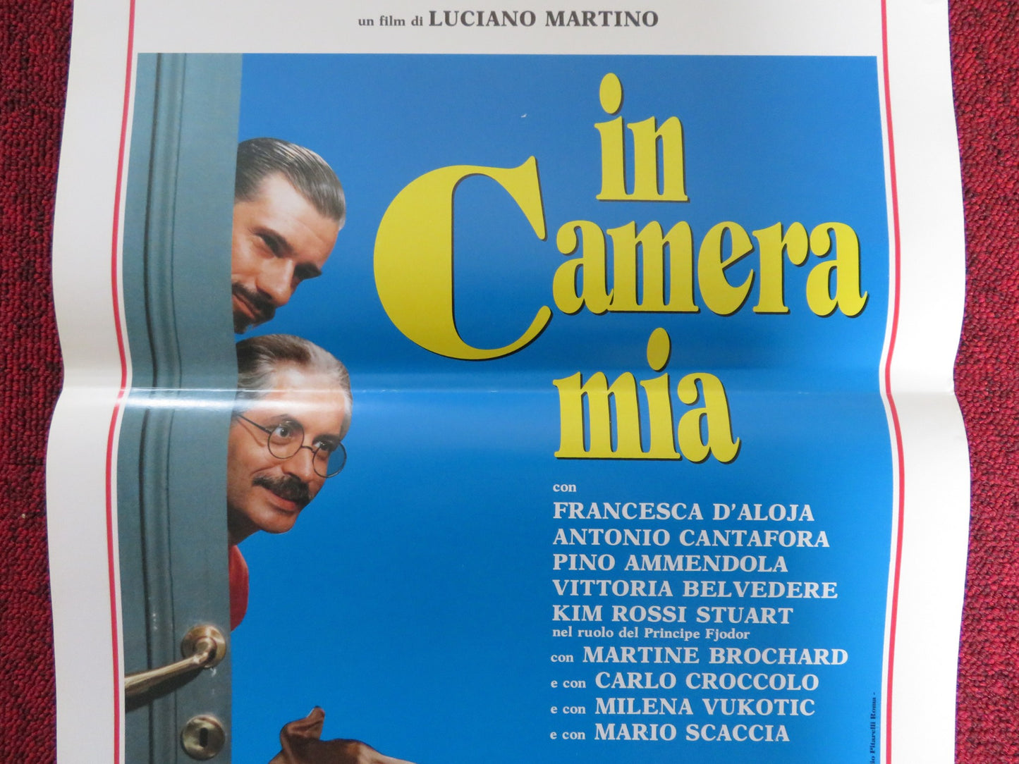 IN CAMERA MIA ITALIAN LOCANDINA POSTER GIANFRANCO MANFREDI NATASSJA KINSKI 1992