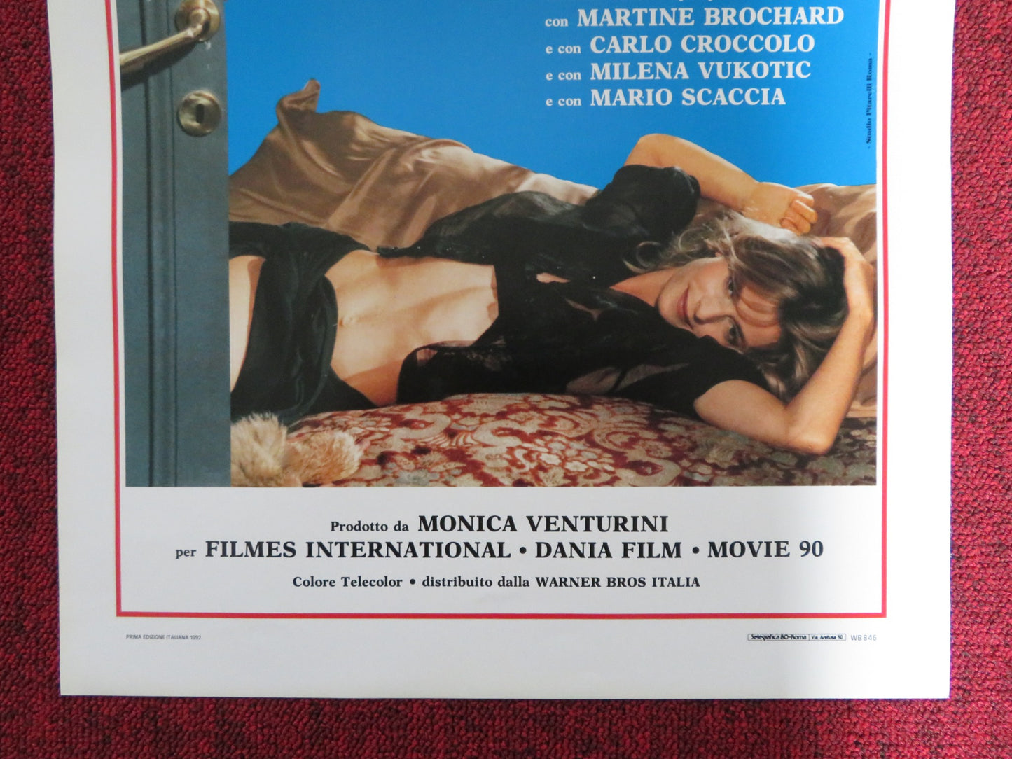 IN CAMERA MIA ITALIAN LOCANDINA POSTER GIANFRANCO MANFREDI NATASSJA KINSKI 1992