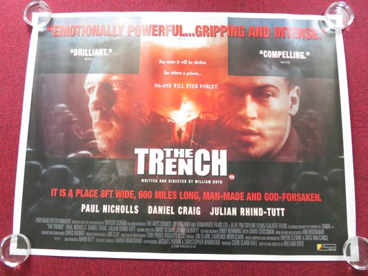 THE TRENCH UK QUAD (30"x 40") ROLLED POSTER DANIEL CRAIG PAUL NICHOLLS 1999