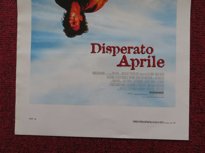 DISPERATO APRILE ITALIAN LOCANDINA POSTER JOSE DU MONT RODRIGO SANTORO 2001