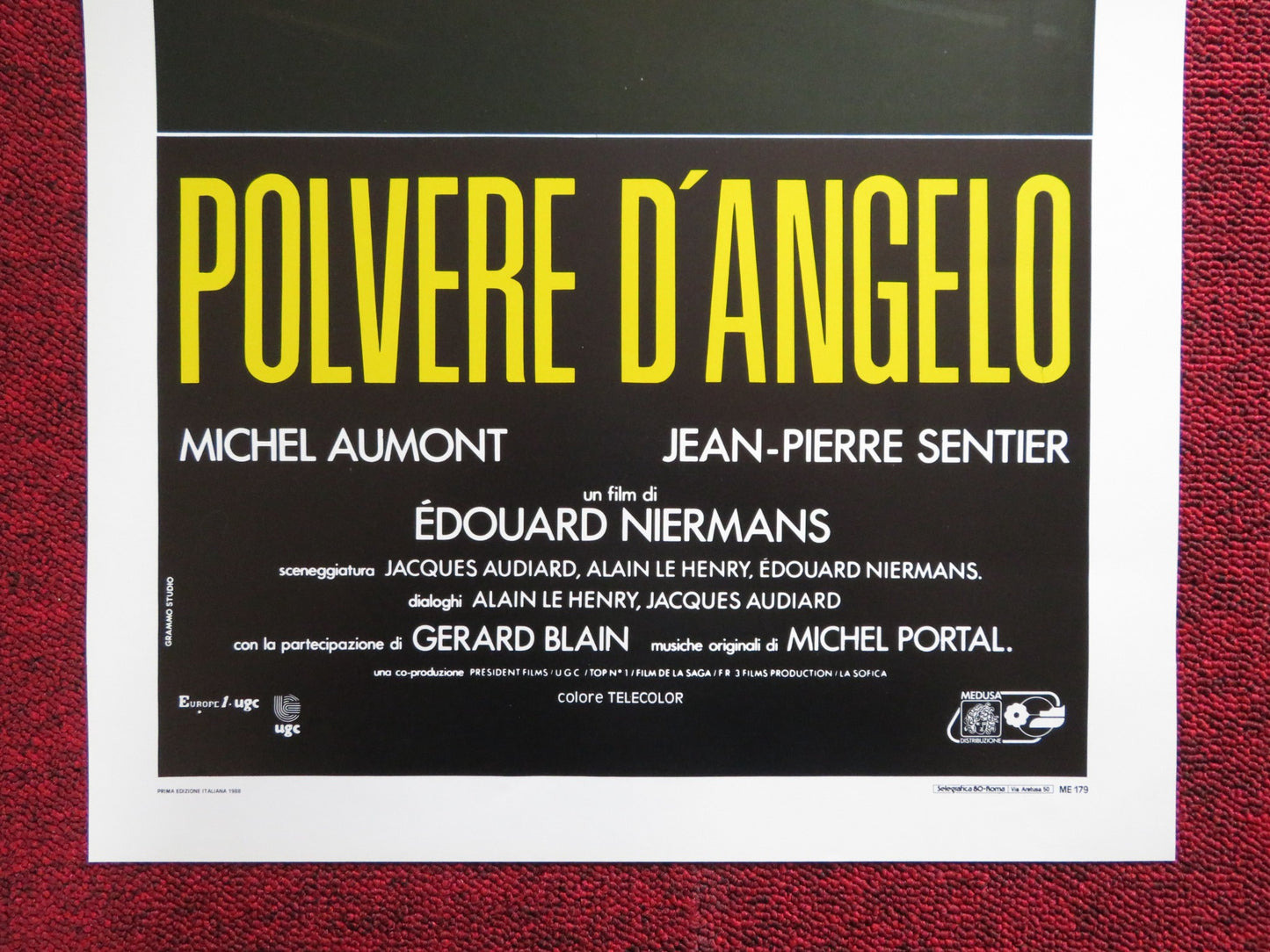 POLVERE D'ANGELO ITALIAN LOCANDINA POSTER BERNARD GIRAUDEAU FANNY BASTIEN 1988