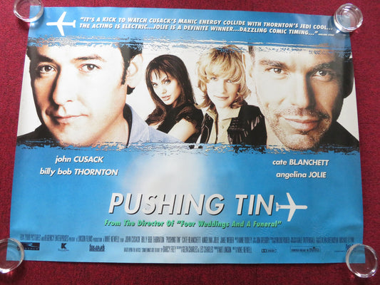 PUSHING TIN UK QUAD (30"x 40") ROLLED POSTER JOHN CUSACK BILLY BOB THORNTON 1999