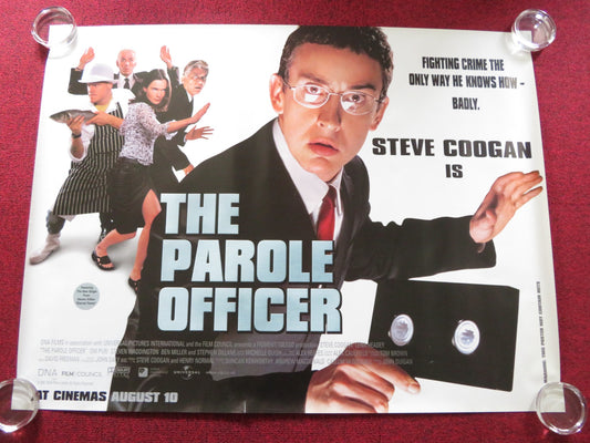 THE PAROLE OFFICER - B UK QUAD ROLLED POSTER STEVE COOGAN BEN MILLER 2001