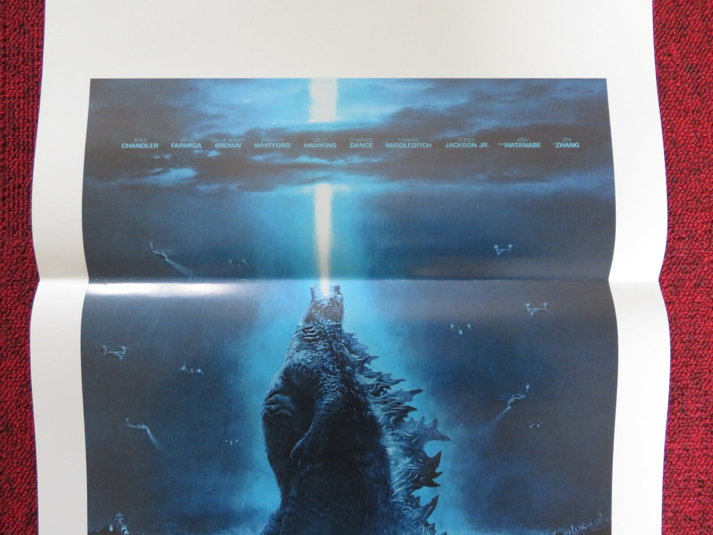 GODZILLA II KING OF THE MONSTERS ITALIAN LOCANDINA POSTER MILLIE B. BROWN 2019