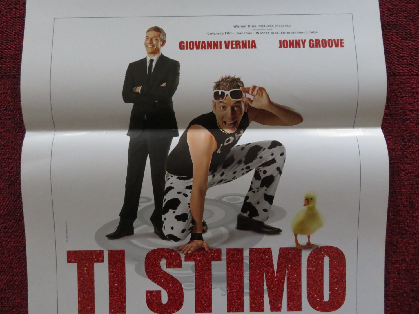 TI STIMO FRATELLO ITALIAN LOCANDINA POSTER GIOVANNI VERNIA JONNY GROOVE 2012