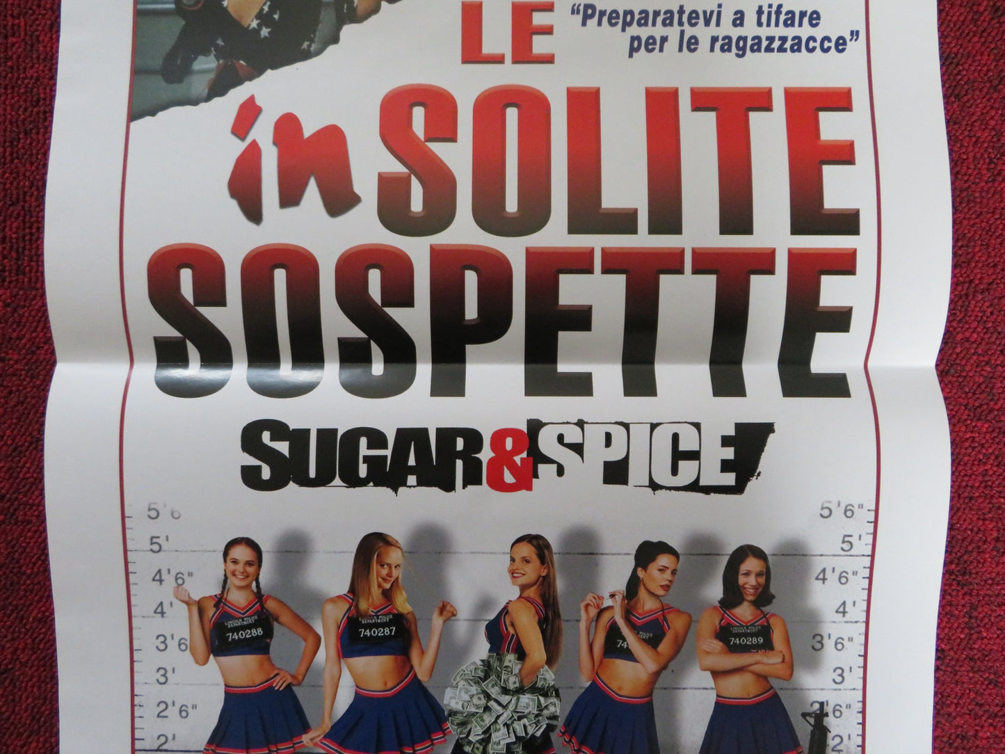 SUGAR & SPICE ITALIAN LOCANDINA POSTER MENA SUVARI JAMES MARSDEN 2001