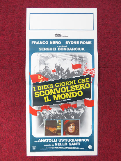 TEN DAYS THAT SHOOK THE WORLD ITALIAN LOCANDINA POSTER FRANCO NERO 1982