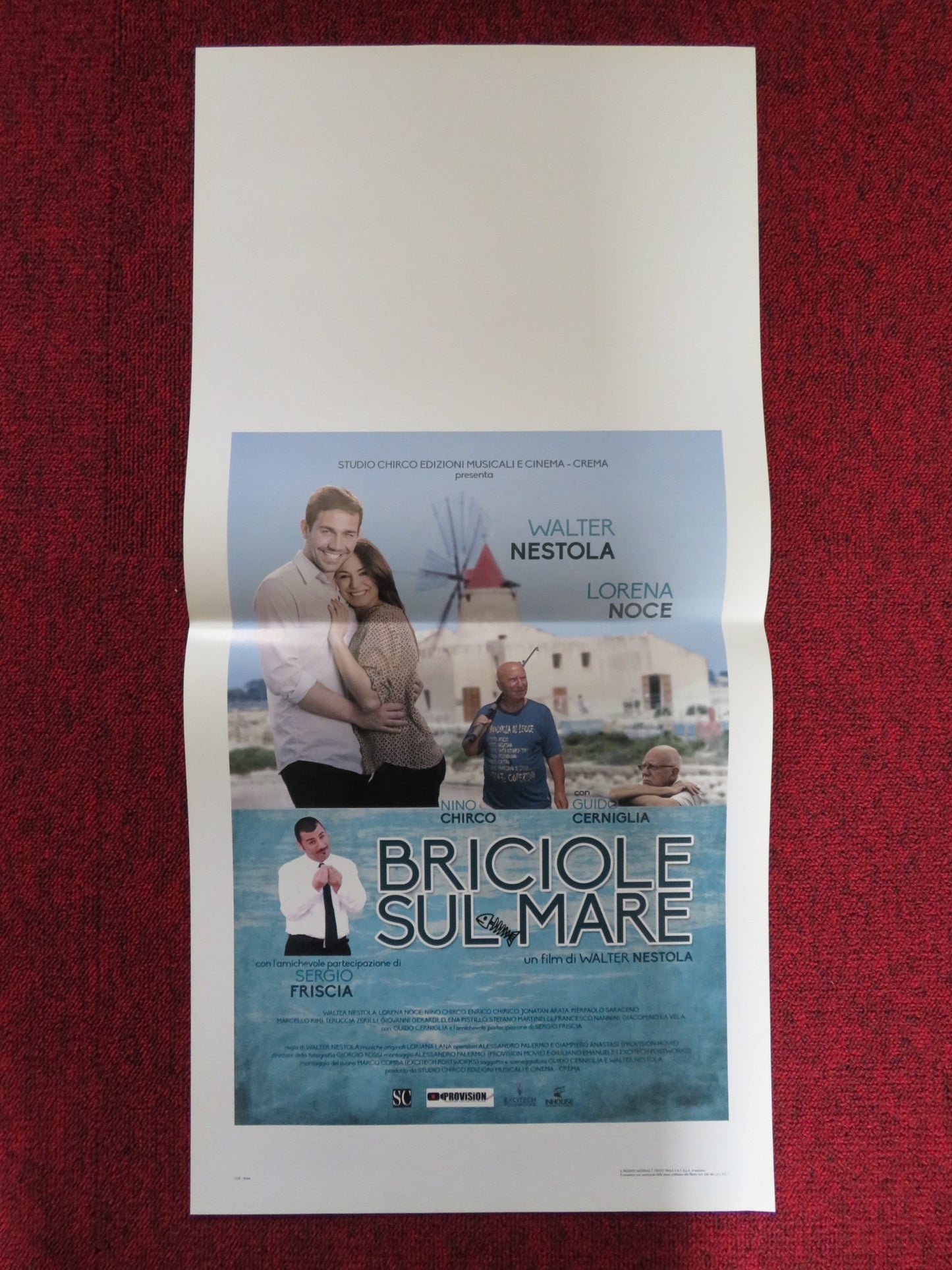 BRICIOLE SUL MARE ITALIAN LOCANDINA POSTER WALTER NESTOLA LORENA NOCE 2016