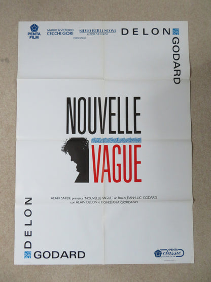 NEW WAVE ITALIAN 2 FOGLIO POSTER ALAIN DELON DOMIZIANA GIORDANO 1990