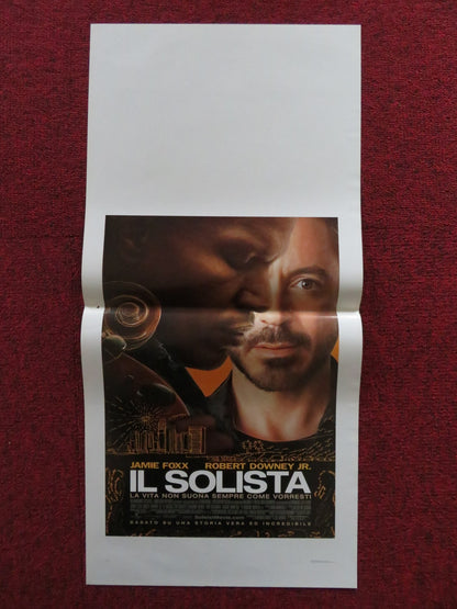 THE SOLOIST ITALIAN LOCANDINA POSTER JAMIE FOXX ROBERT DOWNEY JR.