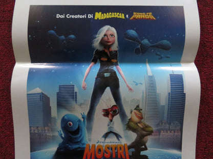 MONSTERS VS ALIENS ITALIAN LOCANDINA POSTER REESE WITHERSPOON SETH ROGEN 2009