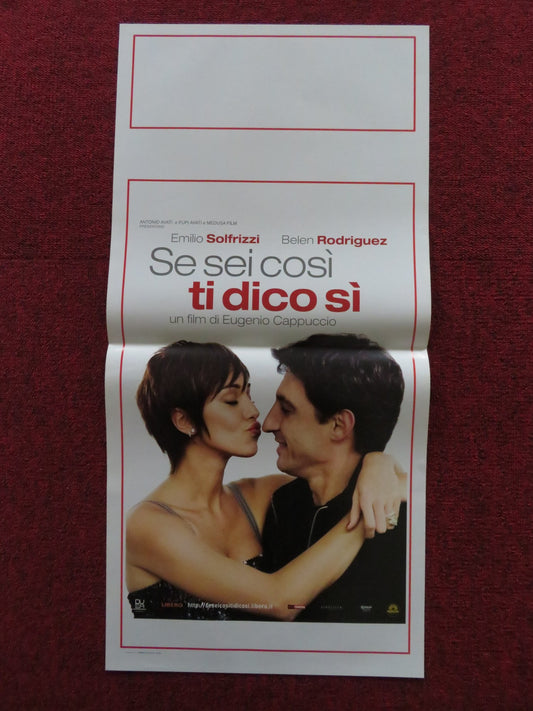 SE SEI COSI TI DICO SI ITALIAN LOCANDINA POSTER EMILIO SOLFRIZZI B. RODRIGUEZ