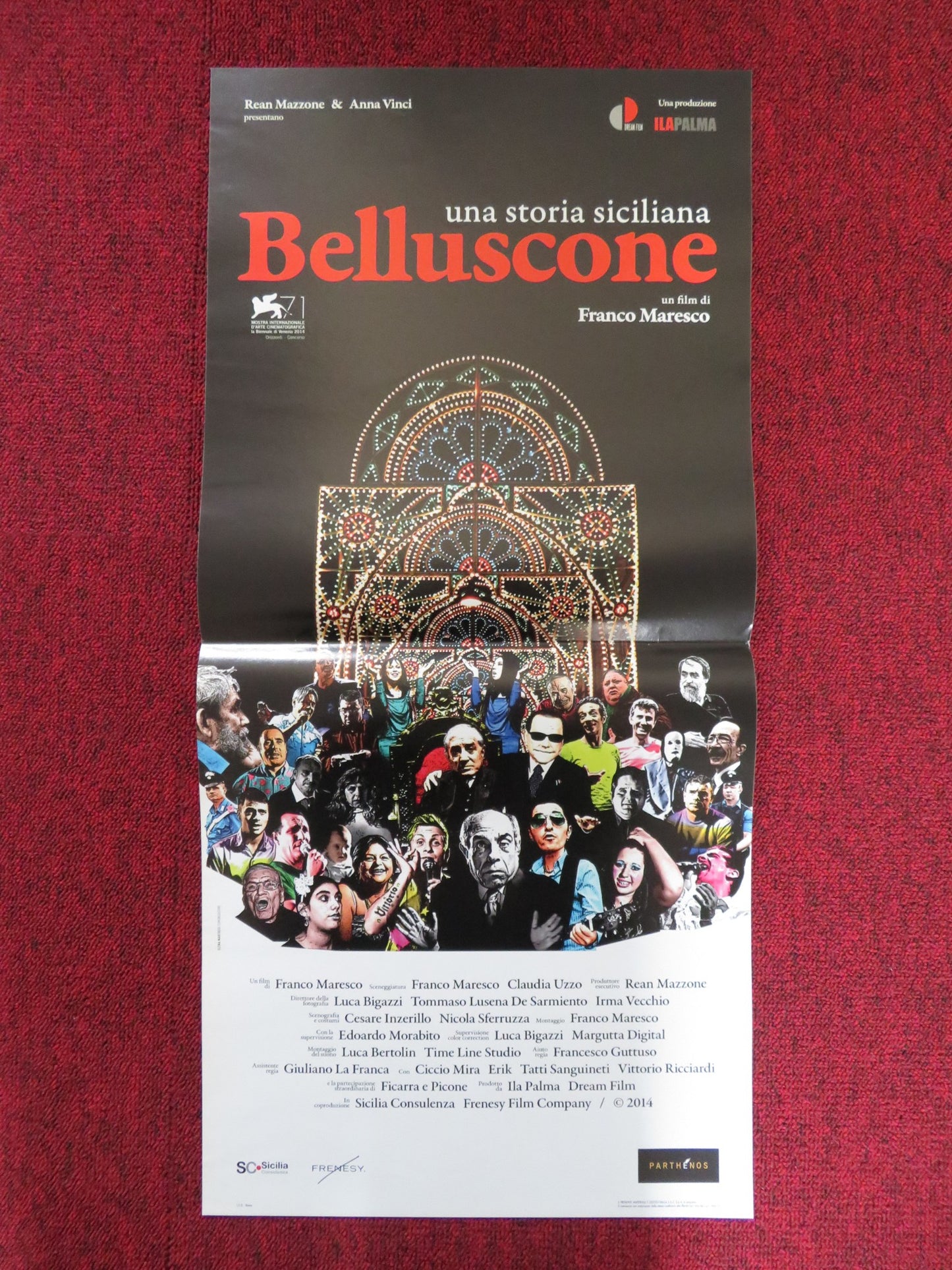 BELLUSCONE UNA STORIA SICILIANA ITALIAN LOCANDINA POSTER CICCIO MIRA  2014