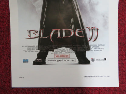 BLADE II ITALIAN LOCANDINA POSTER WESLEY SNIPES RON PERLMAN 2002