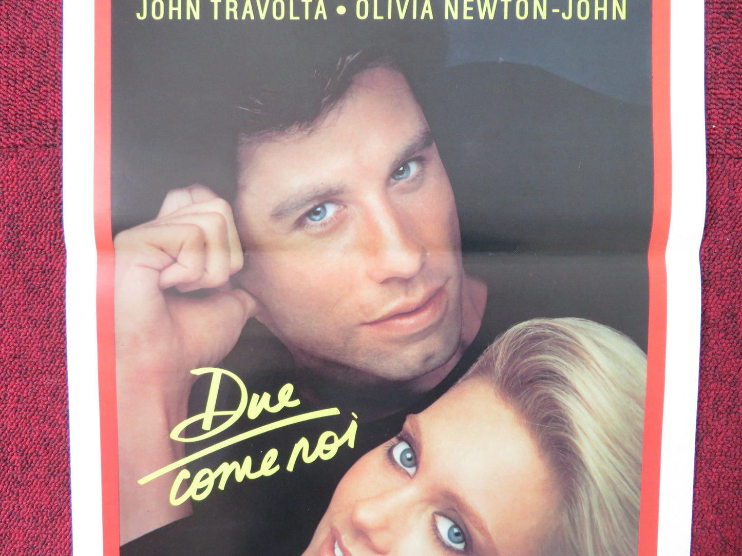 TWO OF A KIND ITALIAN LOCANDINA POSTER JOHN TRAVOLTA OLIVIA NEWTON-JOHN 1984