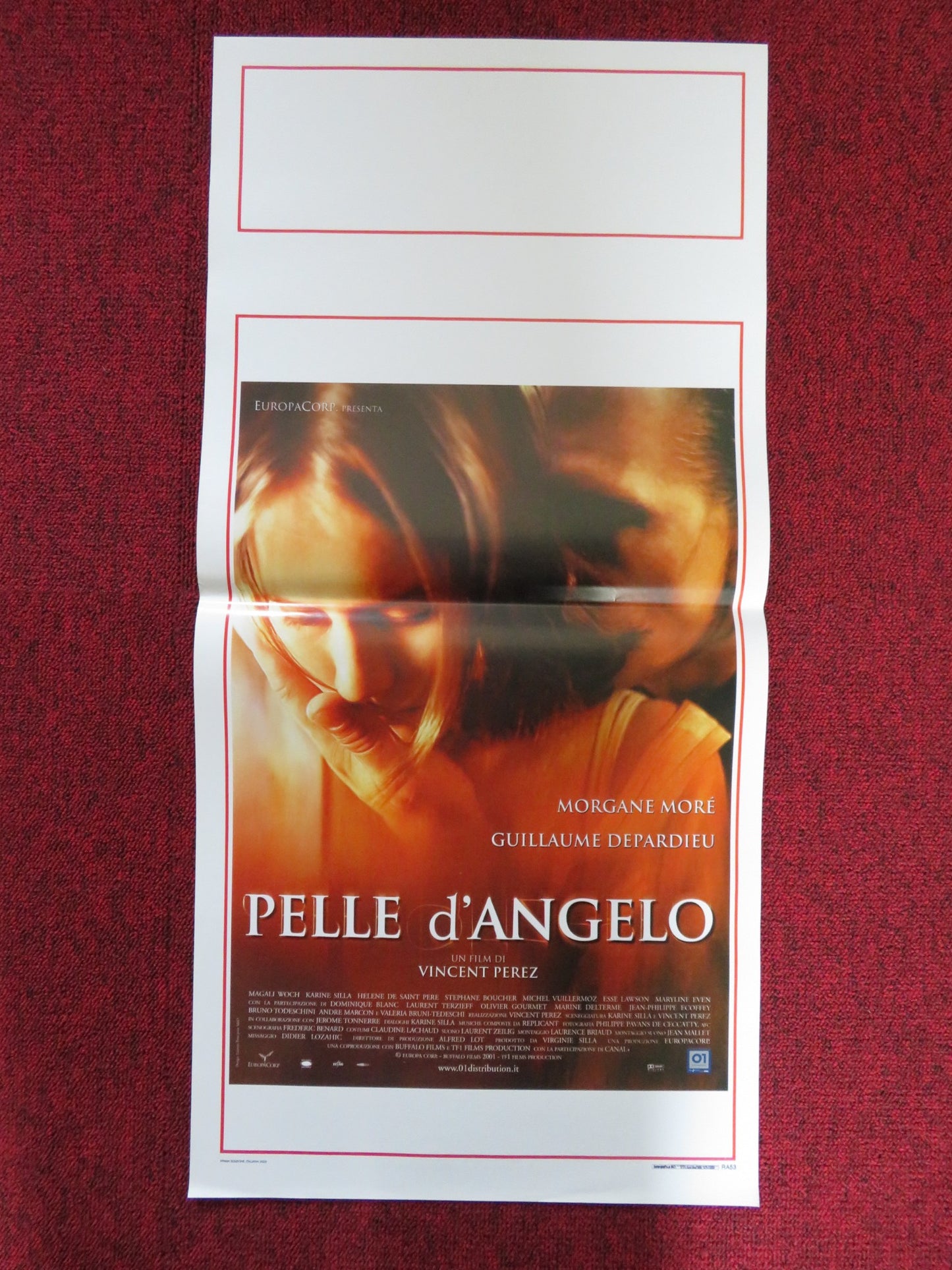 ONCE UPON AN ANGEL ITALIAN LOCANDINA POSTER MORGANE MORE G. DEPARDIEU 2002