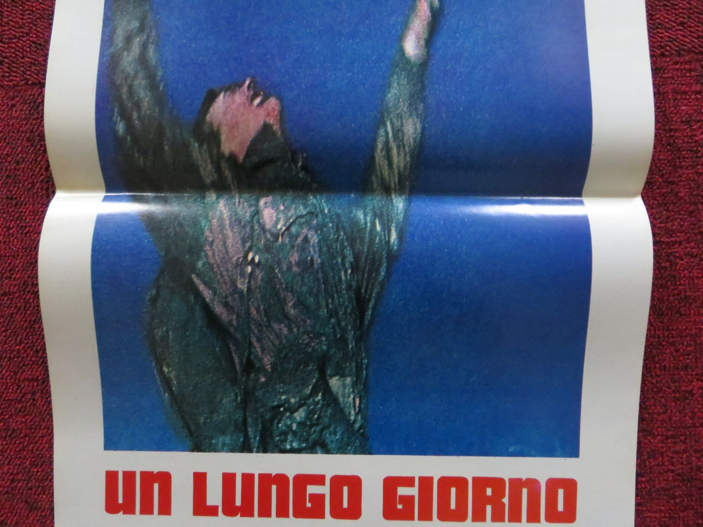 THE LONG DAY'S DYING ITALIAN LOCANDINA POSTER DAVID HEMMINGS TONY BECKLEY 1968