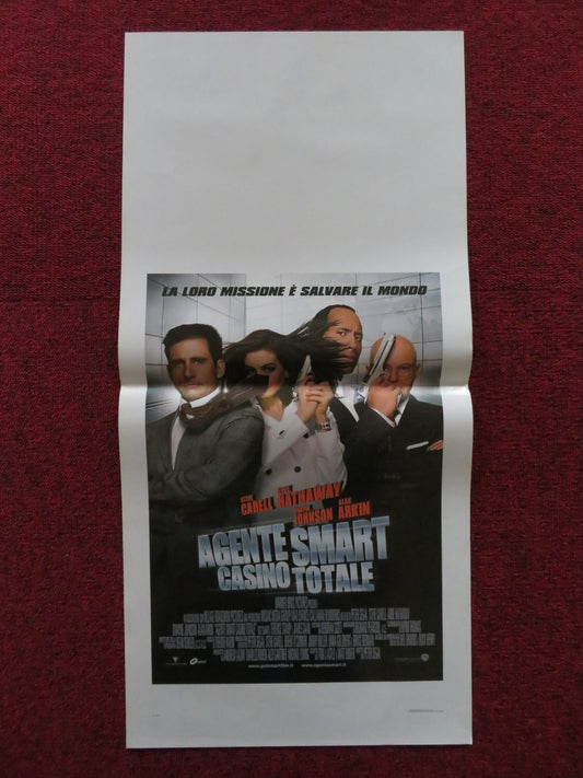 GET SMART ITALIAN LOCANDINA POSTER STEVE CARELL ANNE HATHAWAY 2008