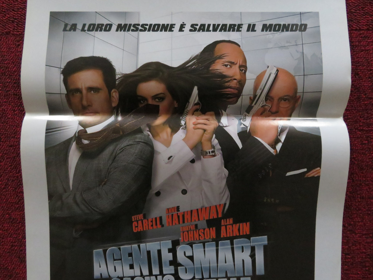 GET SMART ITALIAN LOCANDINA POSTER STEVE CARELL ANNE HATHAWAY 2008