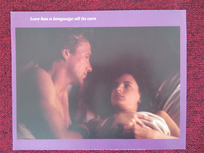 CHILDREN OF A LESSER GOD - B LOBBY CARD WILLIAM HURT MARLEE MATLIN 1986