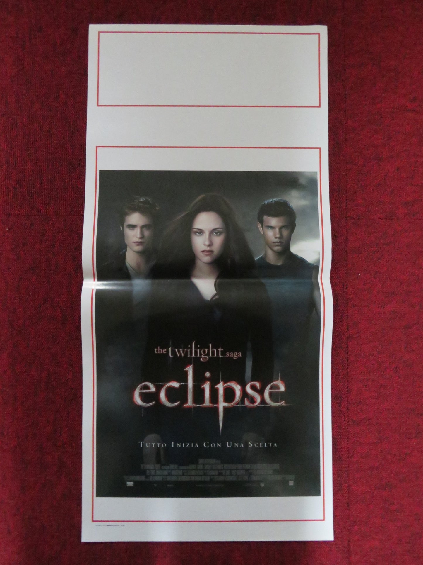 THE TWILIGHT SAGA: ECLIPSE ITALIAN LOCANDINA POSTER ROBERT PATTINSON 2010