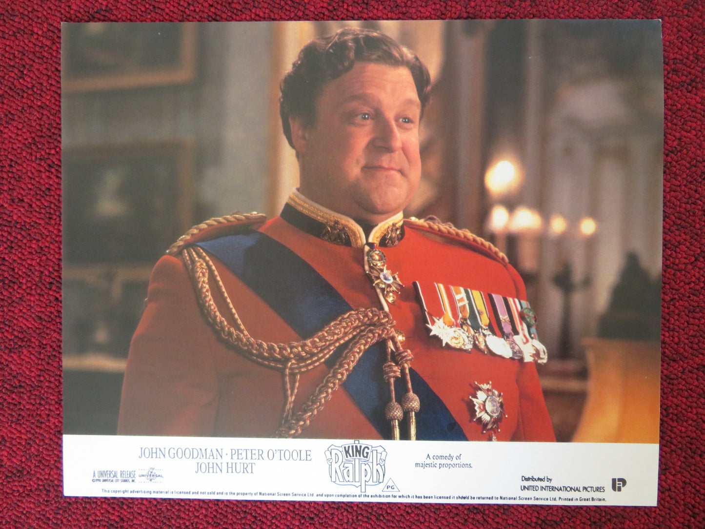 KING RALPH - B LOBBY CARD JOHN GOODMAN PETER O' TOOLE 1991