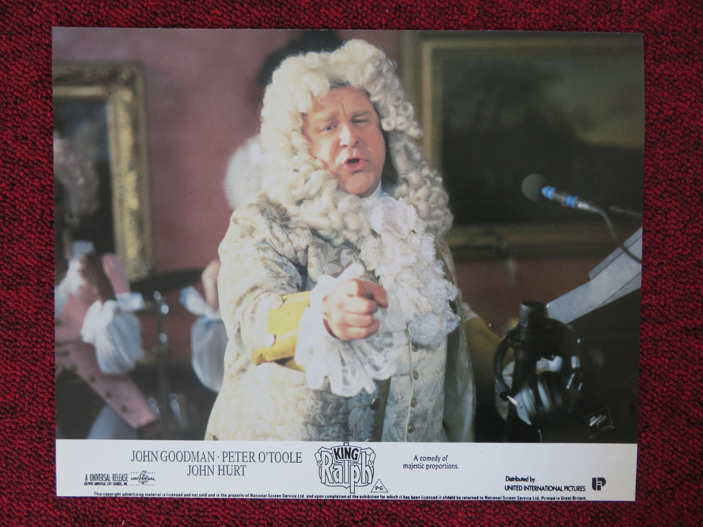 KING RALPH - E LOBBY CARD JOHN GOODMAN PETER O' TOOLE 1991