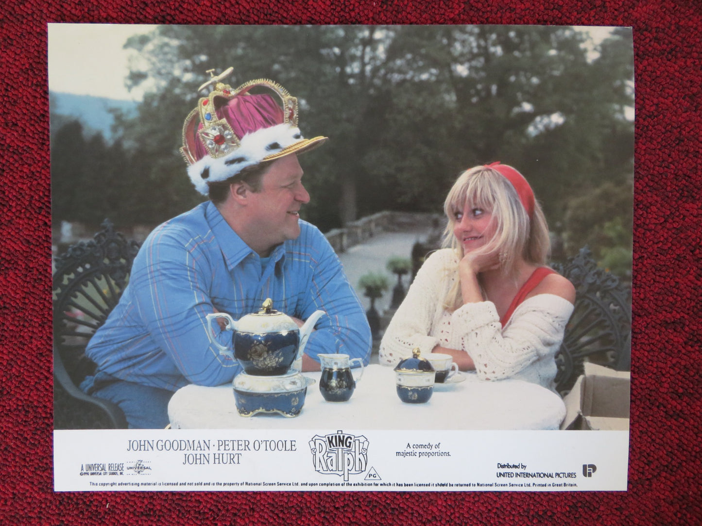 KING RALPH - F LOBBY CARD JOHN GOODMAN PETER O' TOOLE 1991