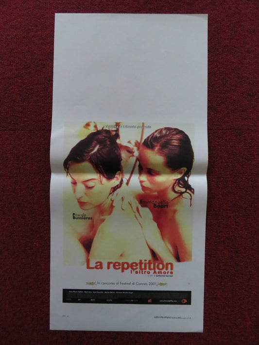 LA REPETITION ITALIAN LOCANDINA POSTER EMMANUELLE BEART PASCALE BUSSIERES 2001