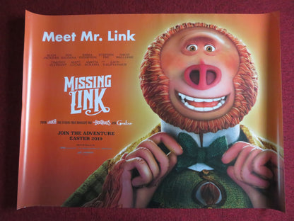 MISSING LINK UK QUAD (30"x 40") ROLLED POSTER HUGH JACKMAN DAVID WALLIAMS 2019