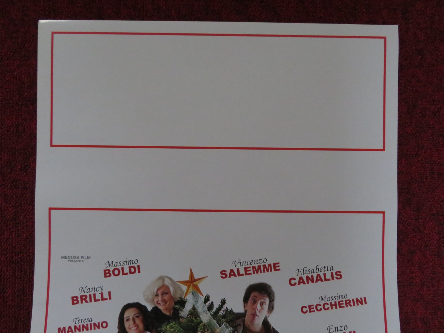 ANATALE MISPOSO ITALIAN LOCANDINA POSTER MASSIMO BOLDI NANCY BRILLI 2010