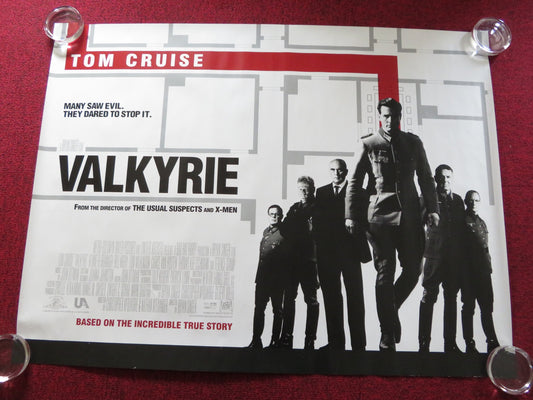 VALKYRIE UK QUAD (30"x 40") ROLLED POSTER TOM CRUISE KENNETH BRANAGH 2008