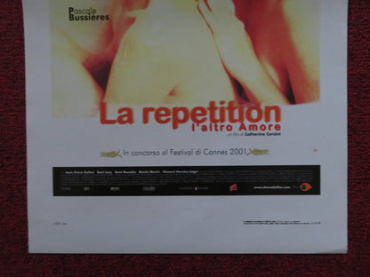 LA REPETITION ITALIAN LOCANDINA POSTER EMMANUELLE BEART PASCALE BUSSIERES 2001