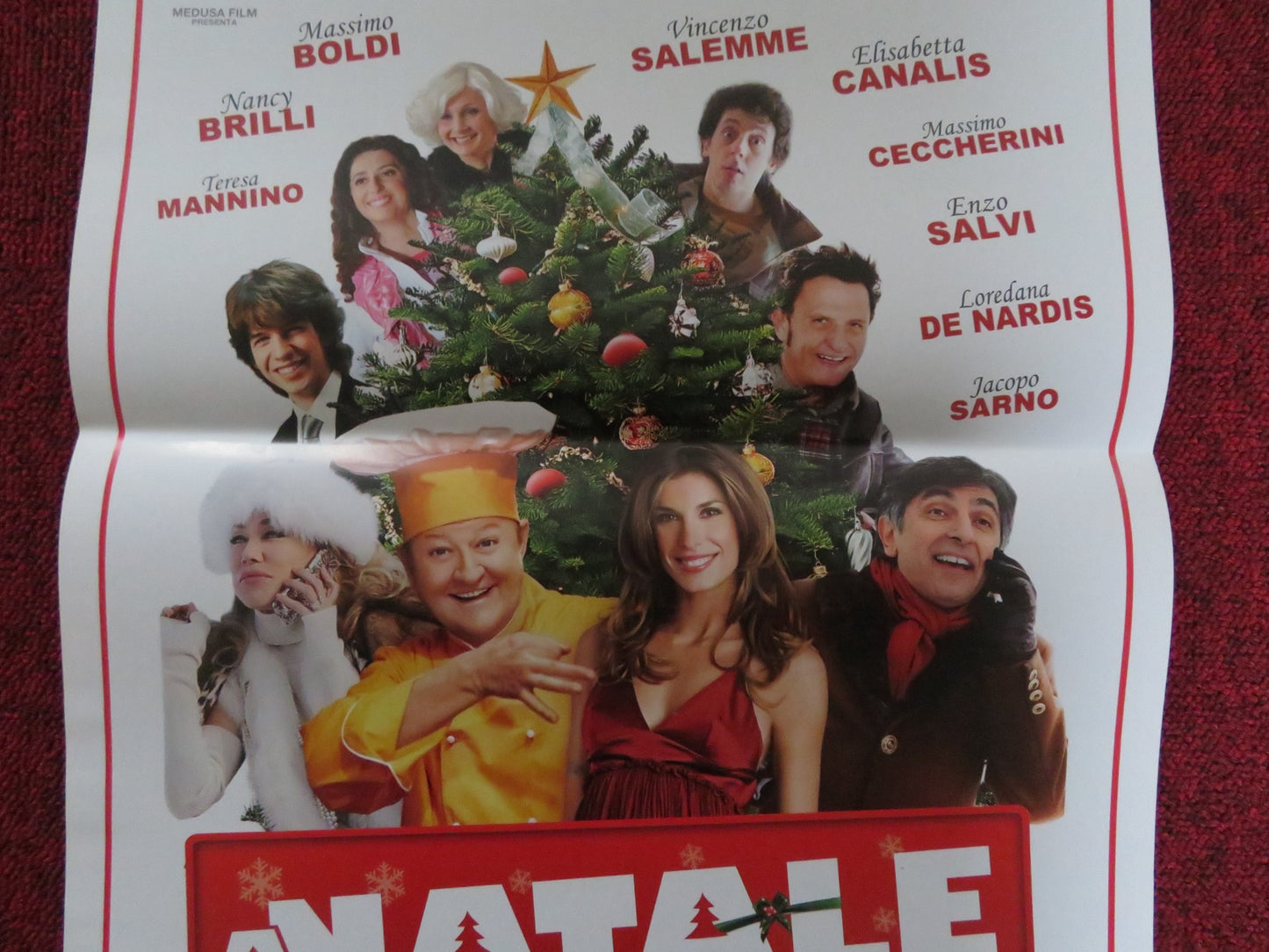 ANATALE MISPOSO ITALIAN LOCANDINA POSTER MASSIMO BOLDI NANCY BRILLI 2010