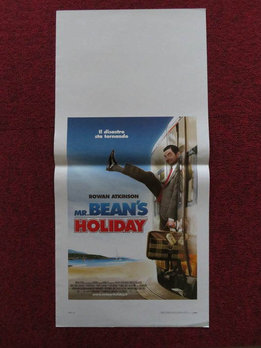 MR BEAN'S HOLIDAY ITALIAN LOCANDINA POSTER ROWAN ATKINSON STEVE PEMBERTON 2007