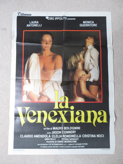 THE VENETIAN WOMAN ITALIAN 2 FOGLIO POSTER LAURA ANTONELLI M. GUERRITORE 1986