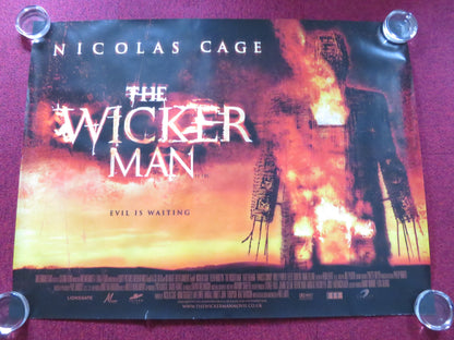 THE WICKER MAN UK QUAD (30"x 40") ROLLED POSTER NICOLAS CAGE ELLEN BURSTYN 2006