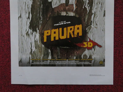 PAURA 3D ITALIAN LOCANDINA POSTER PEPPE SERVILLO FRANCESCA CUTTICA 2012