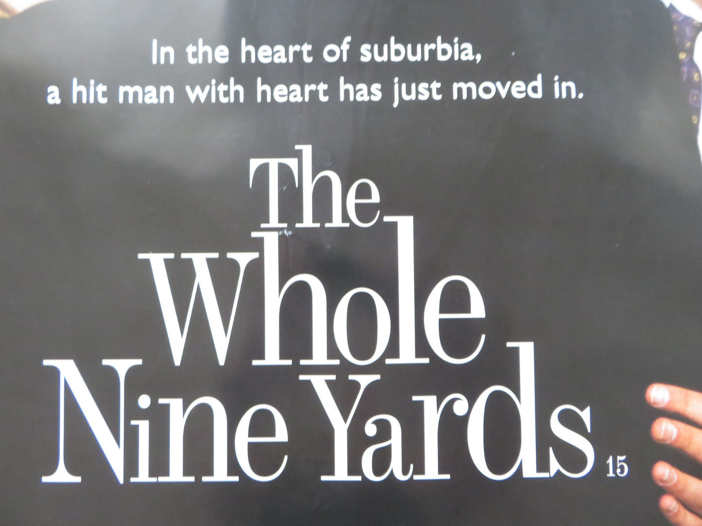 THE WHOLE NINE YARDS UK QUAD (30"x 40") ROLLED POSTER BRUCE WILLIS PERRY 2000