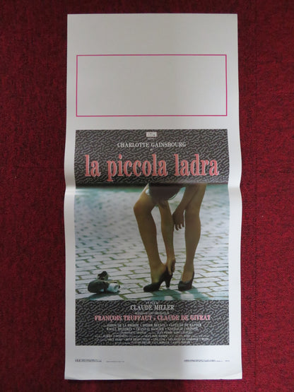 LA PICCOLA LADRA ITALIAN LOCANDINA POSTER CHARLOTTE GAINSBOURG D. BEZACE 1988