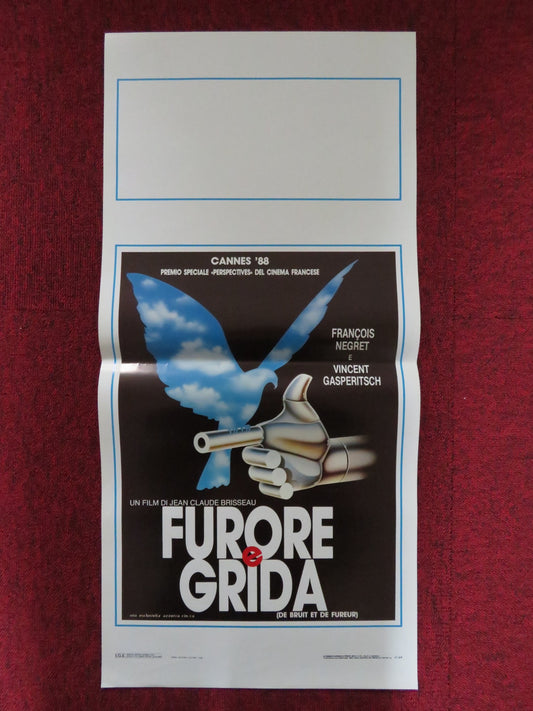 FURORE E GRIDA ITALIAN LOCANDINA POSTER VINCENT GASPERITSCH 1988