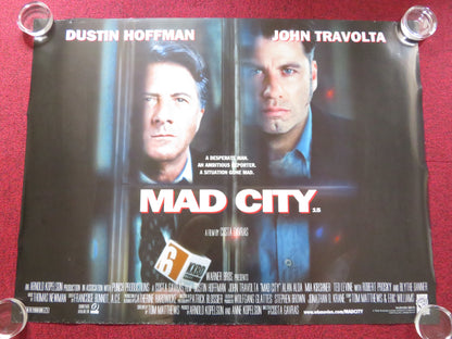 MAD CITY UK QUAD (30"x 40") ROLLED POSTER JOHN TRAVOLTA DUSTIN HOFFMAN 1997