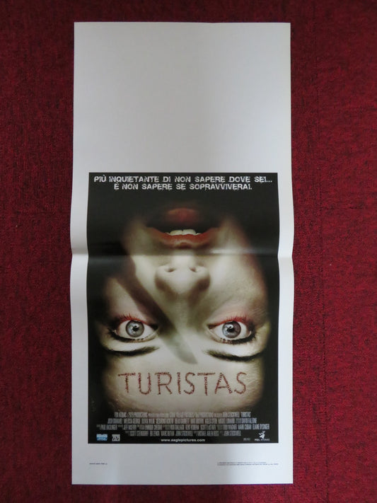 TURISTAS ITALIAN LOCANDINA POSTER JOSH DUHAMEL MELISAA GEORGE 2006