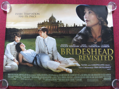 BRIDESHEAD REVISITED UK QUAD (30"x 40") ROLLED POSTER MATTHEW GOODE 2008