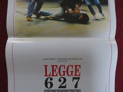 LEGGE 627 ITALIAN LOCANDINA POSTER DIDIER BEZACE JEAN-PAUL COMART 1992